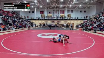 113 lbs Finals (8 Team) - Gabe Campanelli, Salesianum vs Seth Milligan, Sussex Central H S