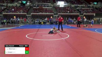 58 lbs Cons. Round 6 - Jackson Sherman, Project Wrestling vs Lane Vinson, North Montana Wrestling Club