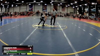 80 lbs Rd# 5- 3:45pm Friday Final Pool - Rocco Palillian, POWA vs Anderson Park, Cali Red