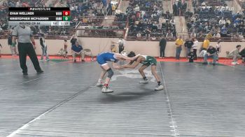 80_B lbs Round Of 64 - Evan Wellner, Warren vs Kristopher McFadden, Hamburg