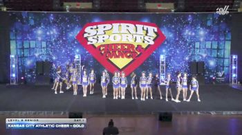 Kansas City Athletic Cheer - Gold [2026 L2 Senior Day 1] 2026 Spirit Sports Kansas City Nationals