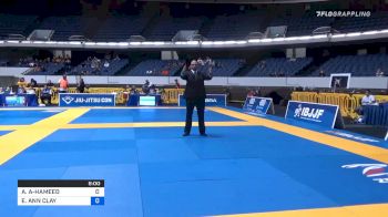 AKEELA JOVON AL-HAMEED vs ELISABETH ANN CLAY 2019 World IBJJF Jiu-Jitsu No-Gi Championship