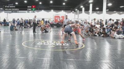 145 lbs Rr Rnd 1 - Ryan Mertz, Mat Assassins Black - BK8E vs Kellan Crowell, CTWHALE - BK8E