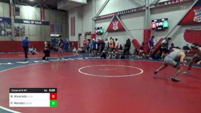 132 lbs Consi Of 8 #1 - Benny Alvarado, Clovis East vs Pedro Mendez, Redwood -Visalia