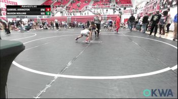 58 lbs Rr Rnd 3 - Samuel Airington, Saints Youth Wrestling Club vs Maxon Rollins, Noble Takedown Club