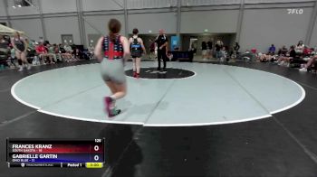 125 lbs Round 3 (8 Team) - Frances Kranz, South Dakota vs Gabrielle Gartin, Ohio Blue