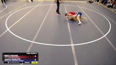 113 lbs Cons. Round 2 - Brett Kiecker, JARO Wrestling Academy vs Mason Fruechte, Berge Elite Wrestling Academy