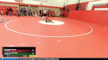 132 lbs Champ. Round 1 - Conner Dean, Riverside vs Chad Busching, Okanogan