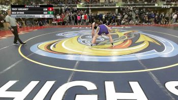 150 lbs Quarterfinal - Troy Greaney, Leominster vs Ben Byrne, Nashua South
