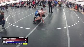 157 lbs Round 4 - Oliver Johnson, Nebraska vs Cory Langenberg, Team Zapas Wrestling Club