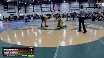 165 lbs Round 2 (3 Team) - Ayden Christian, GREAT BRIDGE WRESTLING CLUB vs Noah Bernstein, HEADHUNTERS - BLACK