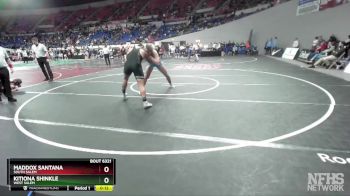 6A-215 lbs Cons. Round 2 - Kitiona Shinkle, West Salem vs Maddox Santana, South Salem