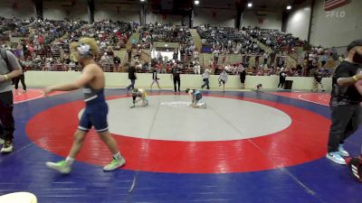 75 lbs Semifinal - Asher Asad, Level Up Wrestling Center vs Luca Ciaccio, Georgia