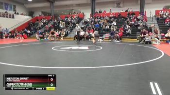 115 lbs Cons. Round 3 - Addesyn Welcher, West Delaware, Manchester vs Kiersten Swart, Mount Vernon