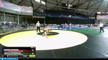 83 lbs 2nd Place Match - Kanon Coleman, Team Aggression Wrestling Club vs Kenichi Dominguez, Team Aggression Wrestling Club