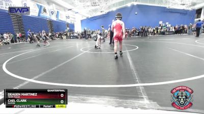 88-95 lbs Quarterfinal - Deagen Martinez, Team Tulsa vs Cael Clark, SlyFox