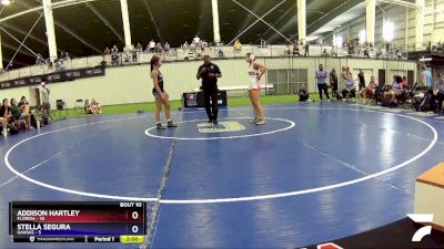 124 lbs Round 3 (8 Team) - Addison Hartley, Florida vs Stella Segura, Kansas