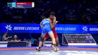 67 kg 1/8 Final - Hasrat Jafarov, Azerbaijan vs Katsuaki Endo, Japan