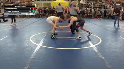 128 lbs Cons. Round 2 - Tyler German, Salem vs Bo Cummins, Jv Warriors