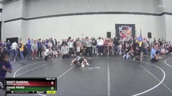 62 lbs Quarterfinal - Whitt Giardina, Stratford Knights Youth vs Chase Pavao, C2X