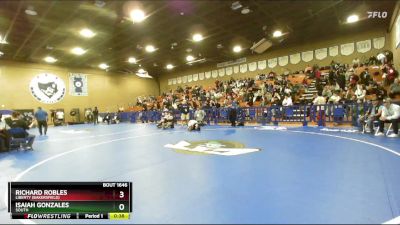 144 lbs 3rd Place Match - Isaiah Gonzales, South vs Richard Robles, Liberty (Bakersfield)