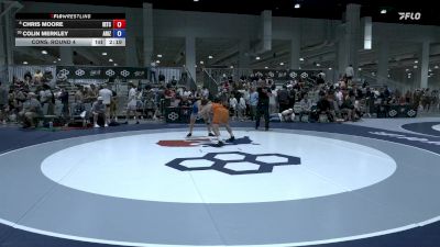 86 lbs Cons. Round 4 - Chris Moore, Illinois Regional Training Center vs Colin Merkley, Arizona