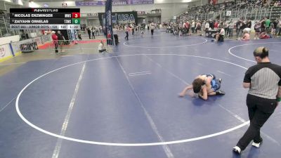 Junior Boys - 120 lbs Quarters - Nicolas Enzminger, MATPAC Wrestling Club vs Zaiyahn Ornelas, Team Zapas Wrestling Club