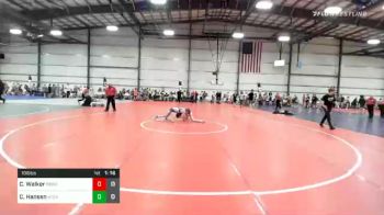 106 lbs Prelims - Casey Walker, Pitt Bull Wrestling Club vs Corbin Hansen, Team Utah Zion