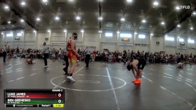 190 lbs Round 2 (6 Team) - Luke James, St. Paris Graham vs Ben Grenesko, 84 Athletes