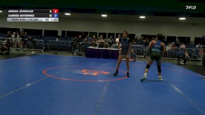 112 lbs 3rd Place - Abigail Gonzalez, FL vs Aubree Gutierrez, CA