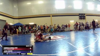 150 lbs Quarterfinal - Joshua England, Elite Athletic Club vs Jack Davis, Contenders Wrestling Academy