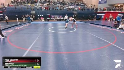 175 lbs Semifinal - Nico Lozano, Klein Cain vs Ben Vogt, Conroe Woodlands College Park