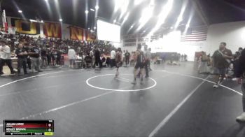 106 lbs Champ. Round 2 - Kelley Brown, West Torrance vs Julian Lopez, Arroyo