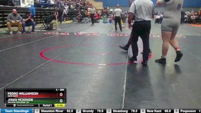 3 - 285 lbs Cons. Round 1 - Pedro Williamson, New Kent vs Jonoi McKenzie, Wilson Memorial HS