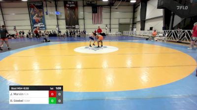 106 lbs Rr Rnd 1 - Jorge Marvin, Flint Tropics vs Brock Goebel, Team Nebraska Gold