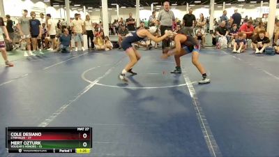 110 lbs Round 3 (4 Team) - Cole Desiano, CTWHALES vs Mert Ozturk, Vougar`s Honors