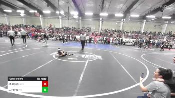 46 lbs Consi Of 8 #2 - Mason Cantu, Wlv Jr Wrestling vs Lorenzo Perez, Rising Sun WC