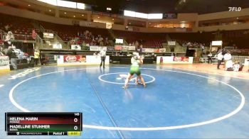 145 lbs Cons. Round 3 - Madelline Stuhmer, Basha vs Helena Marin, Mohave