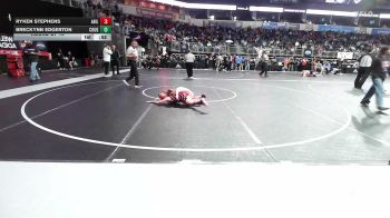 66 lbs Round Of 16 - Ryken Stephens, Abilene Kids WC vs Breckynn Edgerton, Cougar WC