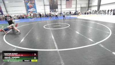 68 lbs Rd# 1 9:00am Friday - Easton Schut, Minnesota Funky Singlets vs Miguel Sanders, Maryland BLACK