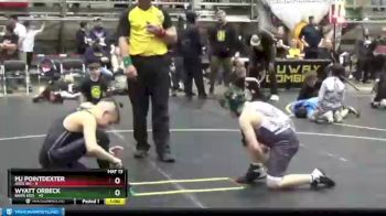 105 lbs Round 2 (4 Team) - Wyatt Orbeck, Barn Kids vs Mj Pointdexter, Ares WC