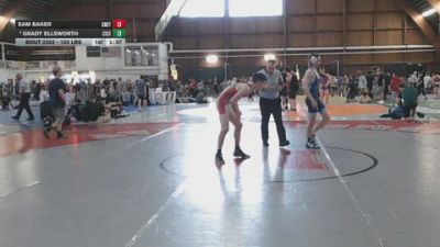 120 lbs Consi Of 4 - Sam Baker, Smitty's Barn vs Grady Ellsworth, Cicero-North Syracuse