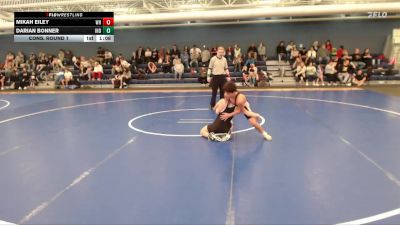 99-109 lbs Cons. Round 1 - Mikah Eiley, Wilcox Hildreth vs Darian Bonner, Independent