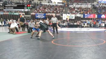 A - 175 lbs 5th Place Match - Hunter Rooney, Libby / Troy vs Ira Moore, Havre
