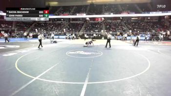 II-138 lbs 7th Place Match - John Parisi, Nanuet vs Sacha Macadam, Collegiate School