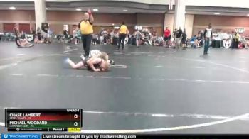 91 lbs Round 1 (6 Team) - Chase Lambert, Steel Valley vs Michael Woodard, Haywood Elite