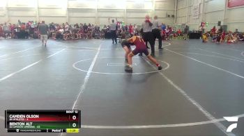 96 lbs Round 3 (8 Team) - Benton Alt, U2 Upstate Uprising vs Camden Olson, 84 Athletes