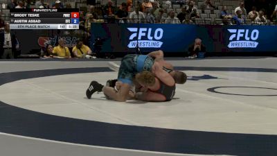 57 kg 5th Place Match - Brody Teske, PWC RTC vs Austin Assad, Seasons Freestyle Club