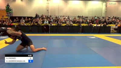ANTHONY CRONCE vs ABRAAO AMORIM MAGALHAES 2023 World IBJJF Jiu-Jitsu No-Gi Championship