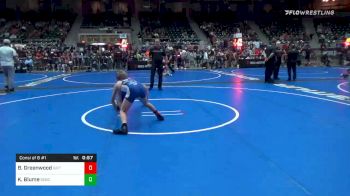 89 lbs Consolation - Billy Greenwood, Grit Athletics vs Kade Blume, Sebolt Wrestling Academy